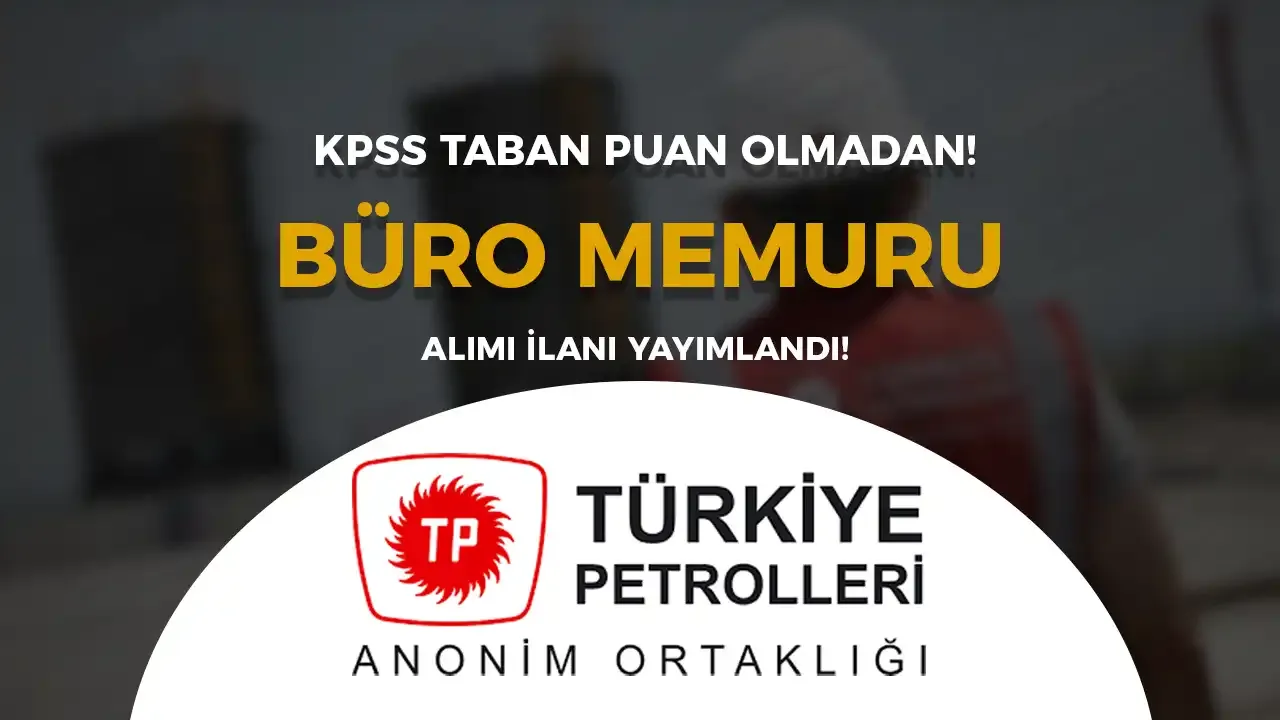 TPAO Engelli Buro Memuru